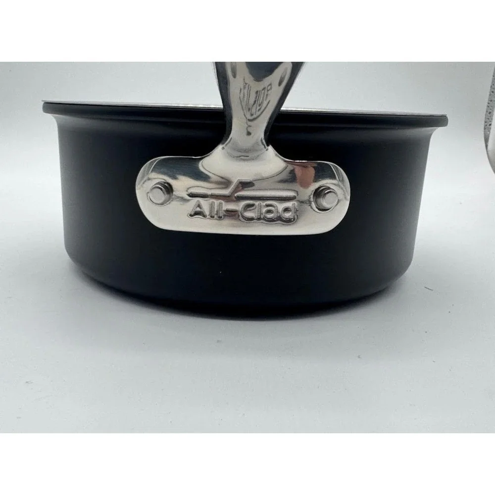 All-Clad NS1 Nonstick‎ 2 Qt Shallow Sauce Pan with Lid Hard Anodized E1022364